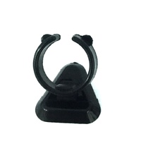 Acrylic Ring Clip Black PK10
