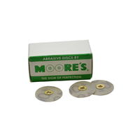Moores Disc Garnet Plastic 5/8" (15mm) Fine