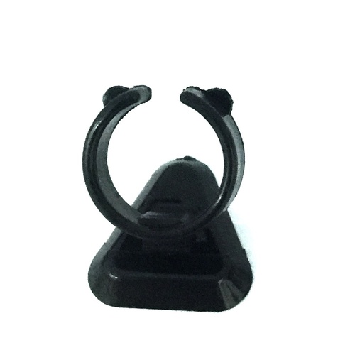 Acrylic Ring Clip Black PK10
