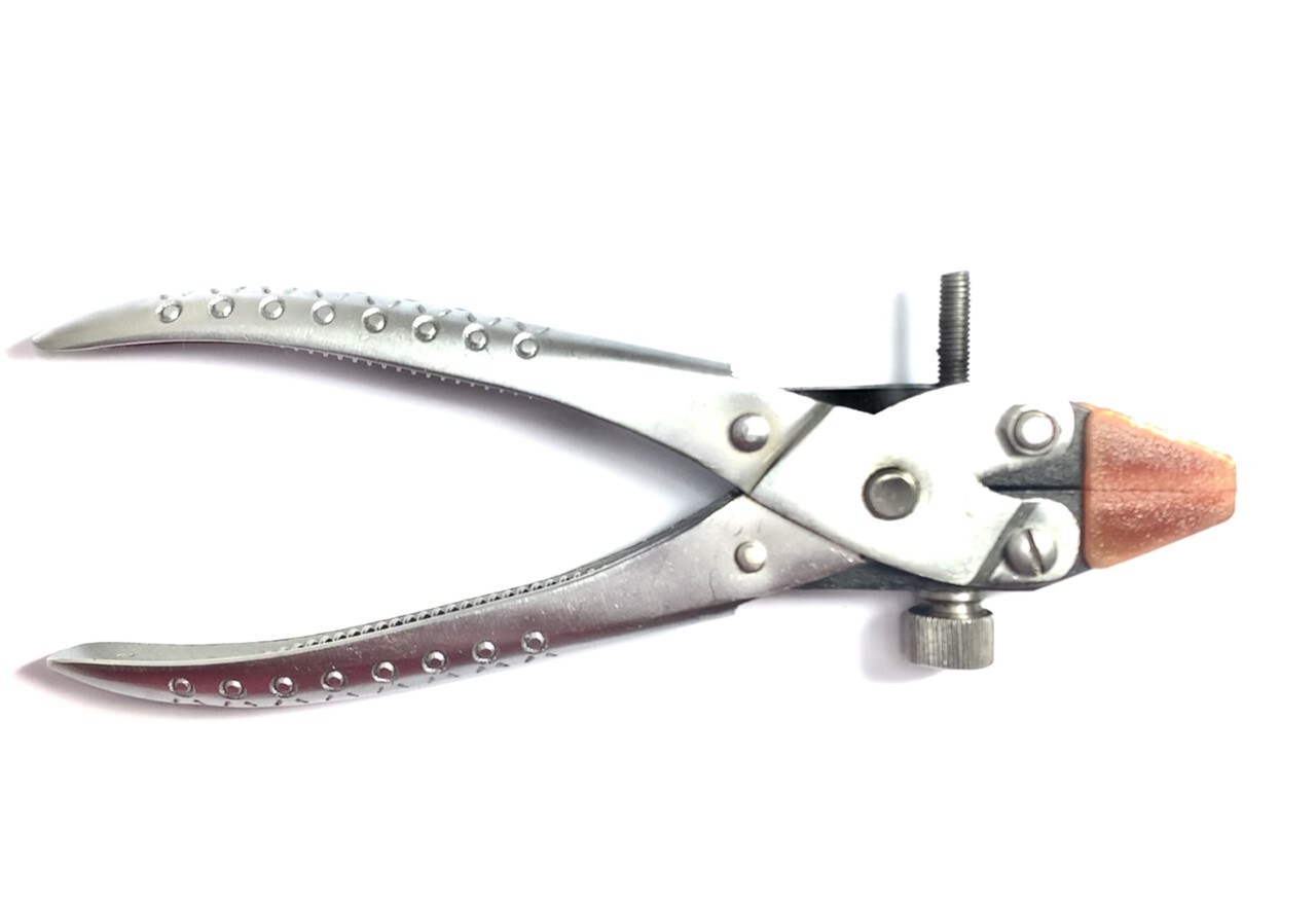 Parallel Action Flat Nose Smooth Jaw Pliers with Spring