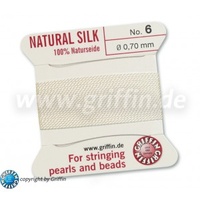 Griffin Bead Cord White #6