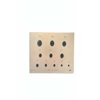 Setting Plate Oval + Punch