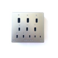 Setting Plate Rectangle Chamfer 5x2-15x7.5
