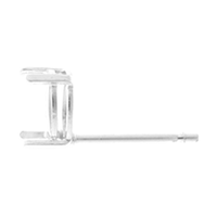 S/S Cabochon Stud 7x5mm
