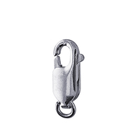9ct White Parrot Clasp 13mm