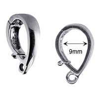 S/S Pearl Enhancer Clasp 9mm