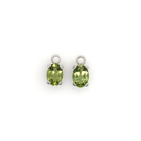 S/S Earring 7x5 Peridot