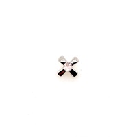 S/S Pendant Rd 3.5mm Rose Quartz