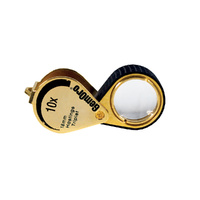 Gemoro Loupe 10x Gold Triplet