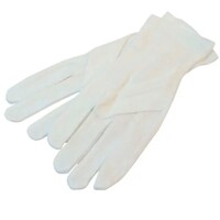 White Cloth Gloves 1PR