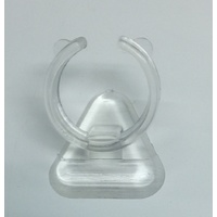 Acrylic Ring Clip Clear PK10