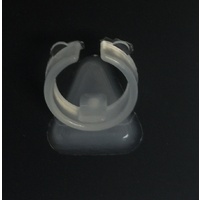 Acrylic Ring Clip Frost PK10