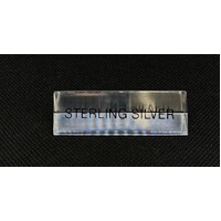 Acrylic Sign Sterling Silver