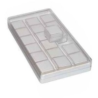 Plastic Gemcase SQ 18pce White