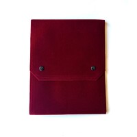 Travel Necklet Wrap Single Burgundy
