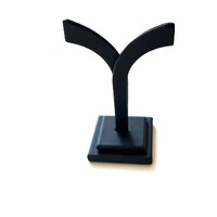 Earring Stand Whale Tail Black
