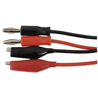 Plating Leads Black/Red