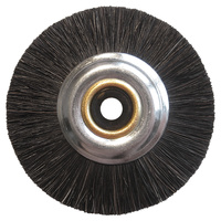 Black Bristle Brush Black Centre 55mm