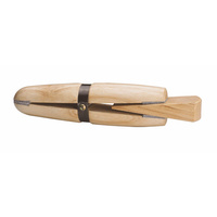 Wood Ring Clamp W/Leather Jaws