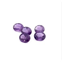 Amethyst Oval Stone 11 x 9mm