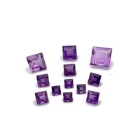 Amethyst Sq/Carre Stone 4x4mm