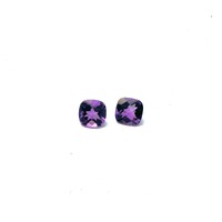 Amethyst Checker Cushion 7 x 7
