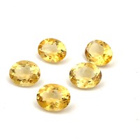 Citrine Oval Stone 11 x 9mm
