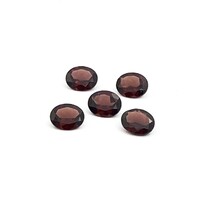 Garnet Oval Stone 11 x 9mm