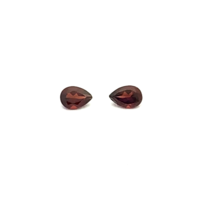 Garnet Pear Stone 6x4mm