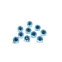 Swiss Blue Topaz Round 6mm