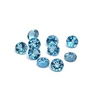Swiss Blue Topaz Round 6.5mm