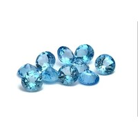 Swiss Blue Topaz Round 9mm