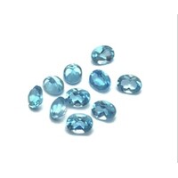 Swiss Blue Topaz Oval 9x7mm