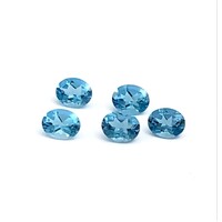 Swiss Blue Topaz Oval 10 x 8mm
