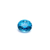 Swiss Bl Topaz Oval 14x12mm
