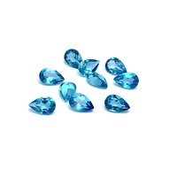 Swiss Blue Topaz Pear 7x5mm