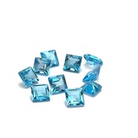 Swiss Blue Topaz Sq Carre 5mm