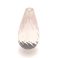 Rose Quartz Briolette Drops