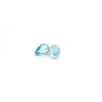 Swiss Blue Topaz Briolette 7x5 facete