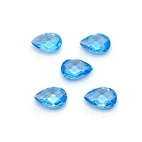 Sky Blue Topaz Double Checkerboard 12x8