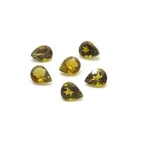 Tourmaline Green Brown Pear 5x4