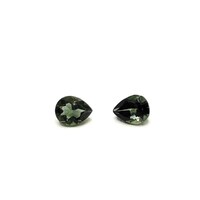 Tourmaline Bottle Green Pear 5x4