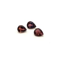 Tourmaline Purple Red Pear 5x4