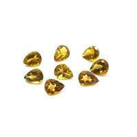 Tourmaline Honey Yellow/Orange Pear 5x4