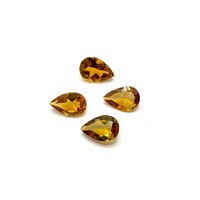 Tourmaline Golden Yellow Pear 6x4