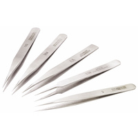 Tweezer Set of 5 SS/AA/3/4/5