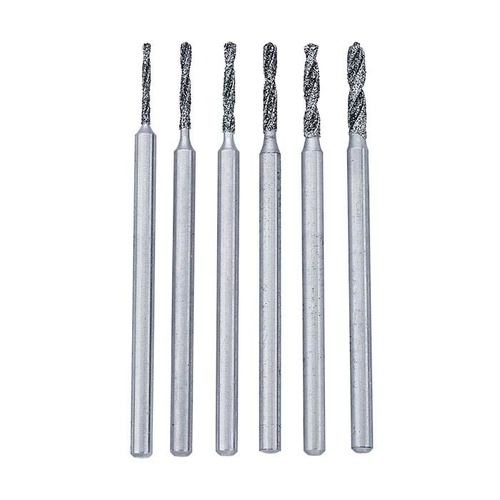 Diamond Twist Drills, Set of 6