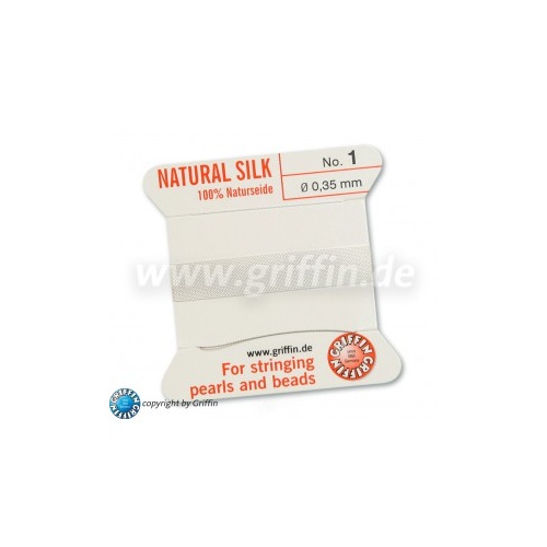 Griffin Bead Cord White #1