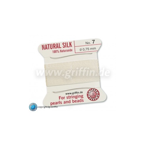 Griffin Bead Cord White #7