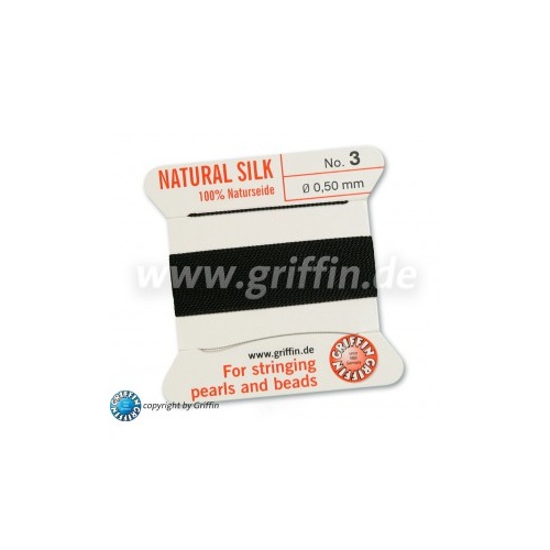Griffin Bead Cord Black #3